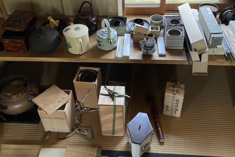 倉敷市浜ノ茶屋:備前焼,煎茶器,宝瓶,茶道具,水指など多数を出張査定,買取しました。の画像