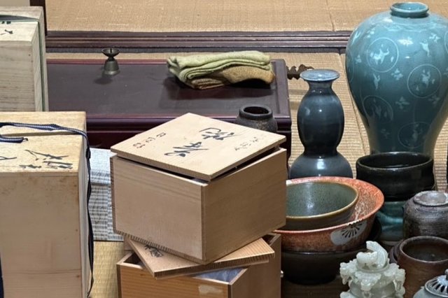 岡山市中区江崎:備前焼,茶道具,香炉,茶碗,中国美術など多数を出張査定,買取(訪問)しました。の画像