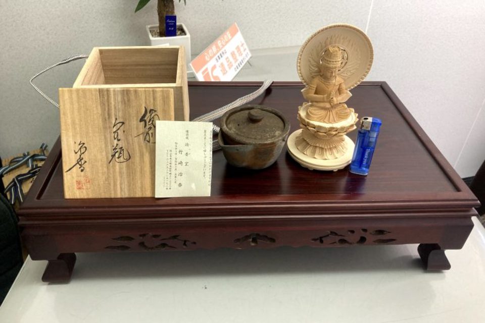 岡山県倉敷市徳芳:仏像,宝瓶,花台を店頭買取させていただきました。の画像