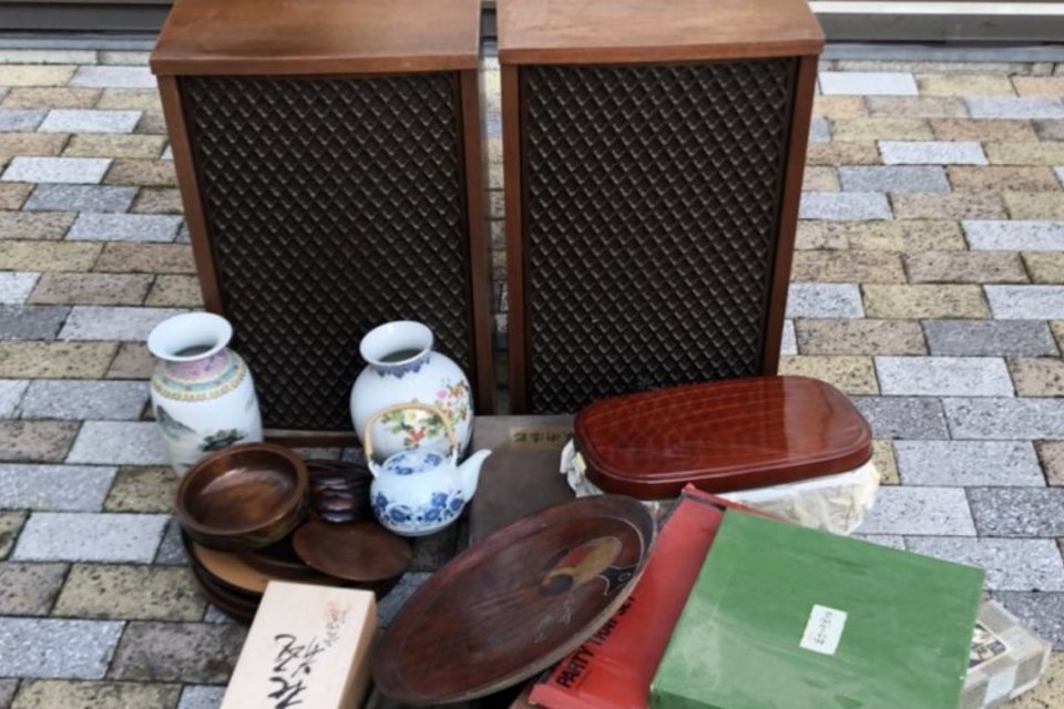 岡山県倉敷市真備町:煎茶器,煎茶盆,スピーカーなど出張買取させて頂きました。の画像