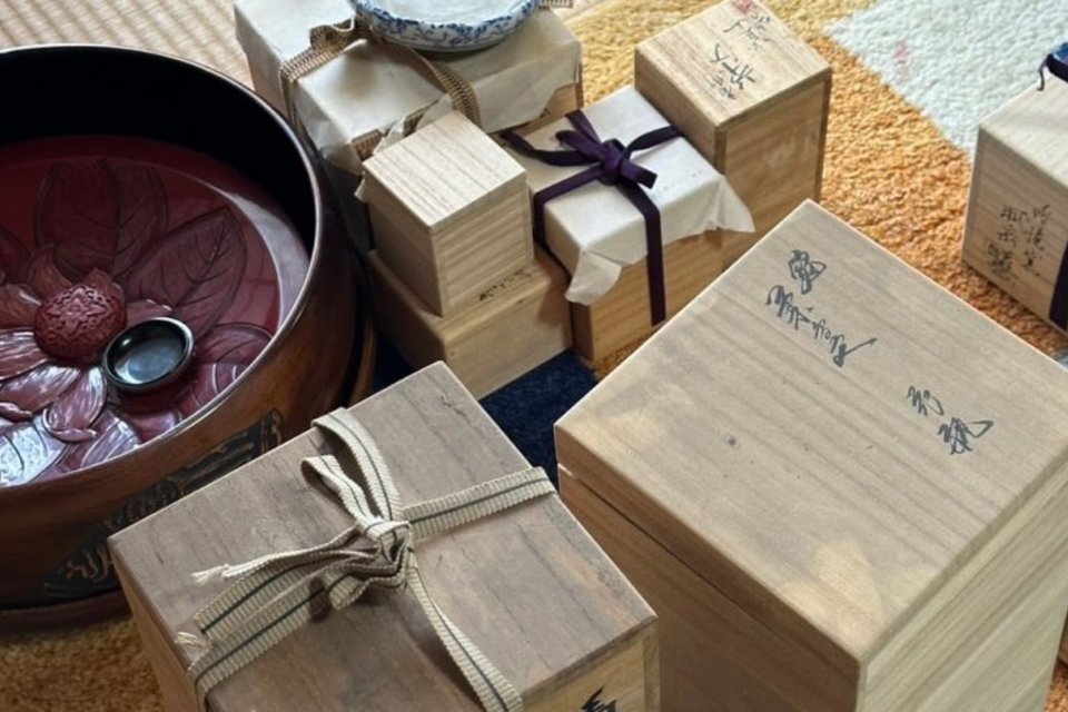 岡山市中区江並:備前焼,茶道具,茶碗,花瓶,花器,盃,酒器,急須,香炉,香合,工芸品,掛軸など多数を出張査定,買取(訪問)させて頂きました。の画像