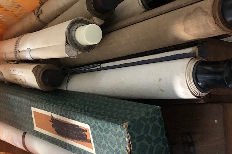 倉敷市新田:掛軸,絵画,工芸品など多数を店頭査定,買取(持ち込み)しました。の画像