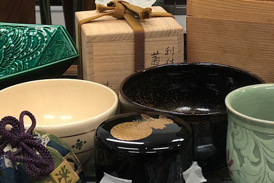 倉敷市茶屋町:茶道具,茶碗,棗,茶入,煎茶道具など多数を店頭査定,買取(持ち込み)しました。の画像