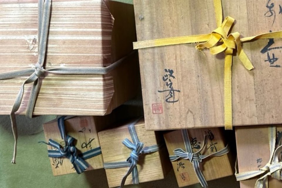 高梁市鍜冶町:備前焼,花瓶,壺,木彫り,置物,掛軸など多数を出張査定,買取（訪問）しました。の画像