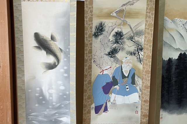 岡山市南区西市:掛軸,絵画,茶道具など多数を出張査定,出張買取(訪問)致しました。の画像
