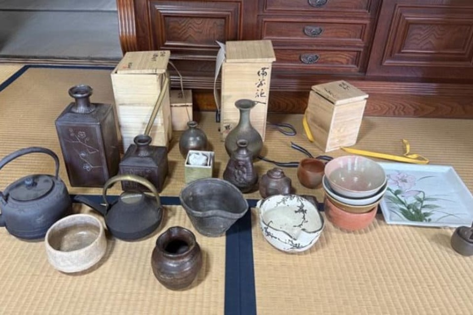 【備前市浦伊部】備前焼、茶道具、花入れ、鉄瓶、工芸品、など多数を出張査定,出張買取(訪問)致しましたの画像