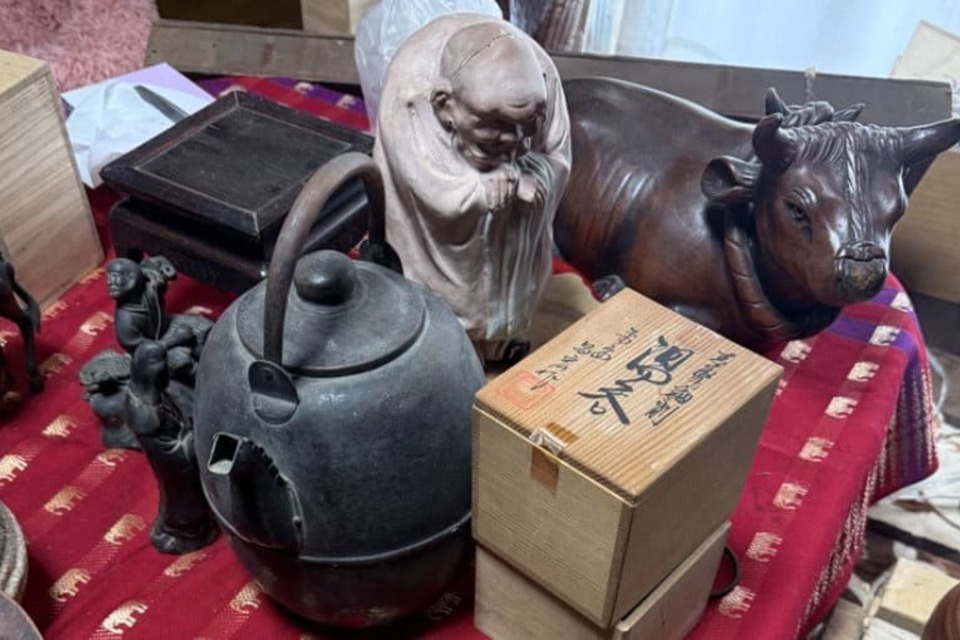 【倉敷市真備町】煎茶道具、骨董品、美術品、工芸品、絵画、掛軸など多数を出張査定,出張買取(訪問)致しましたの画像