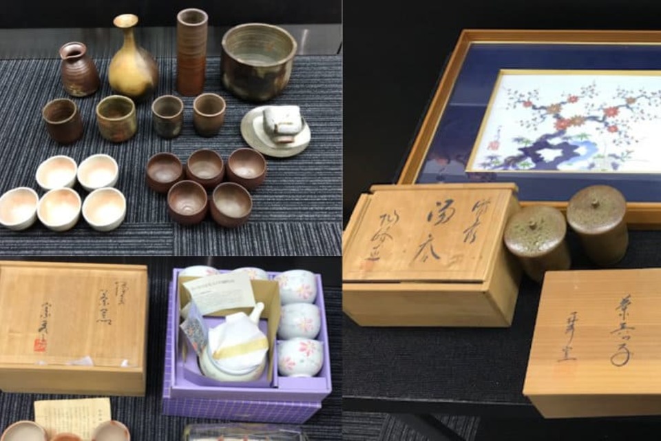 【倉敷市：蔵の美本店】備前焼、酒器、徳利、盃、花入れ、皿、煎茶道具、工芸品を店頭査定、買取（持ち込み）しましたの画像