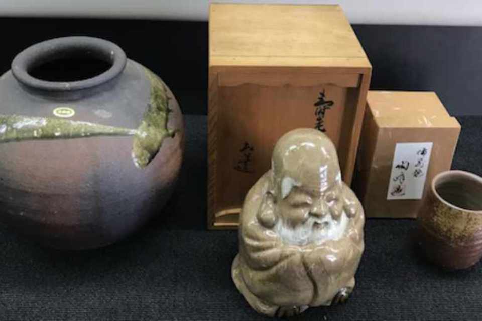 【倉敷市：蔵の美本店】備前焼、茶碗、工芸品を店頭査定、買取（持ち込み）しましたの画像
