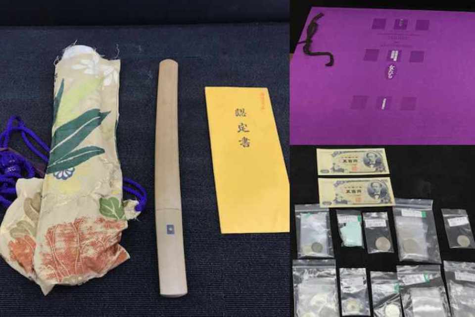 浅口市金光町：美術品、工芸品、模造刀、古銭を出張査定、出張買取(訪問)いたしましたの画像