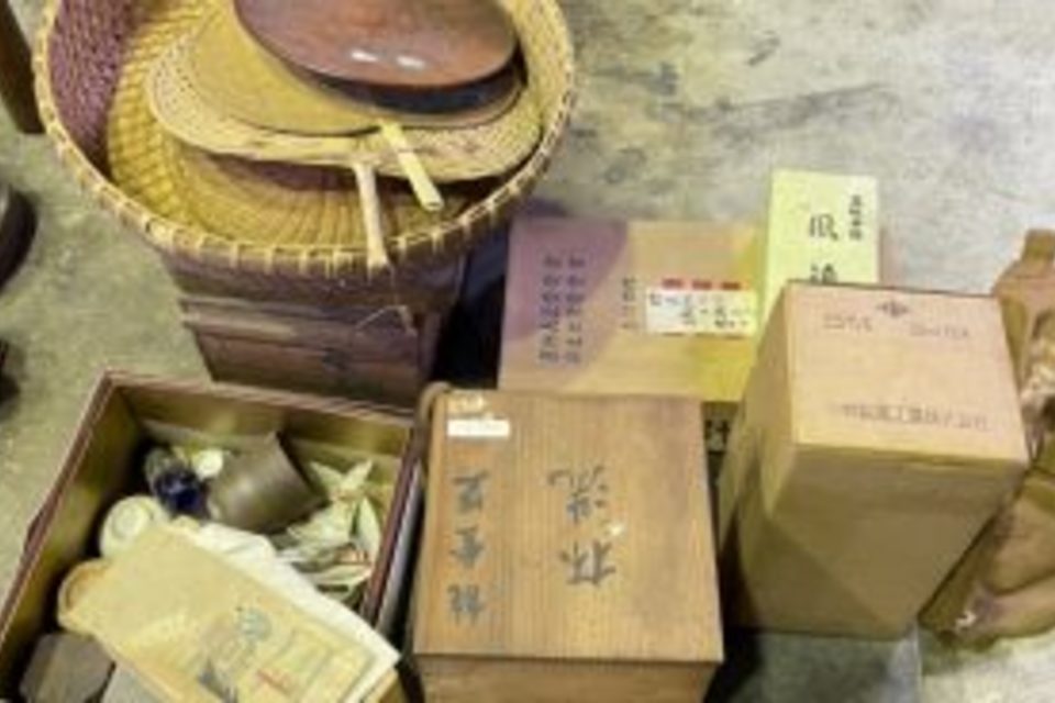 岡山市南区箕島:能登塗,杯洗,風鎮,湯呑,古道具など多数を出張査定、買取させて頂きました。の画像