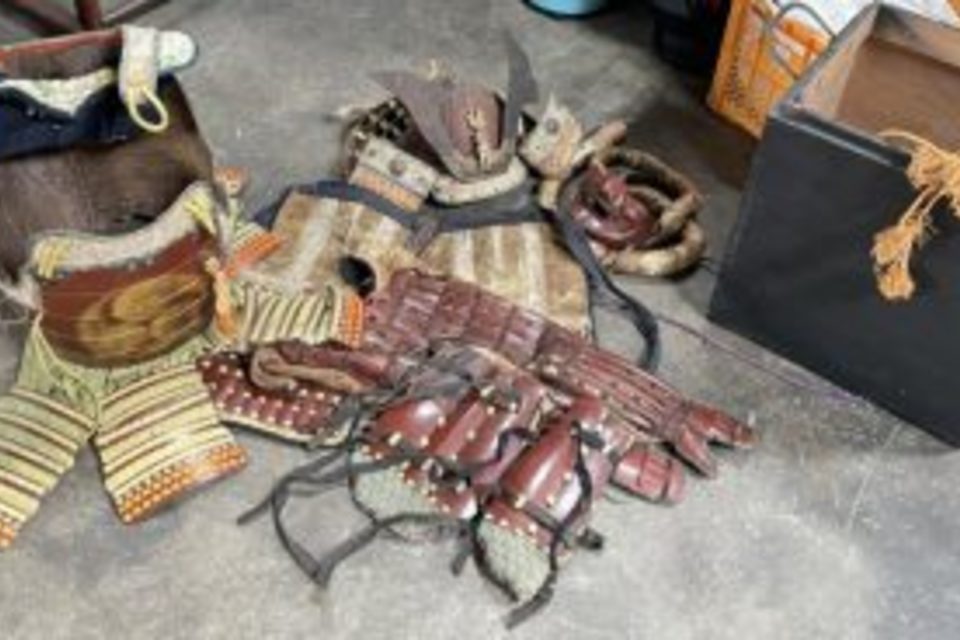 倉敷市八王子:武具,鎧,小柄を店頭査定,買取しました。の画像