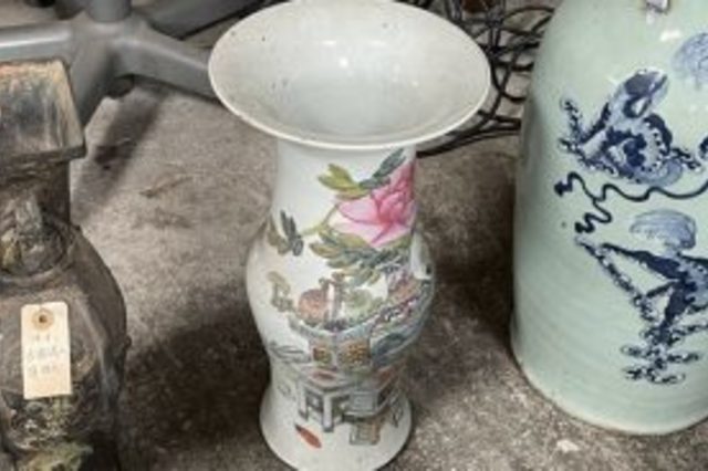 倉敷市早島:中国美術,銅器,花瓶,壷,置物など多数を店頭査定,買取しました。の画像
