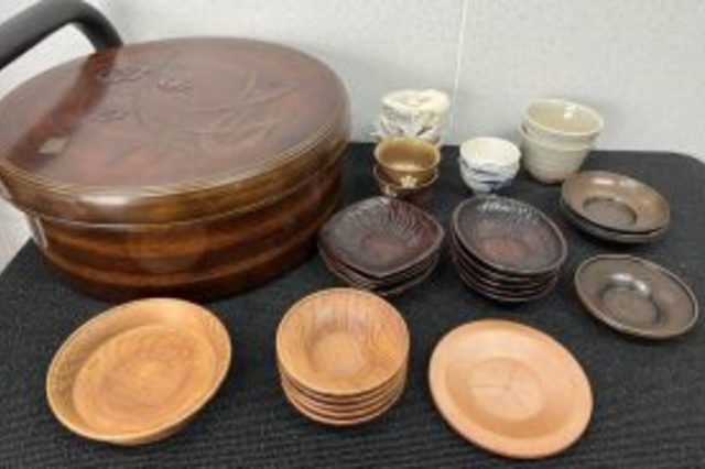 岡山市中区高屋:煎茶器,茶托,煎茶碗,急須など多数を店頭査定,買取しました。の画像
