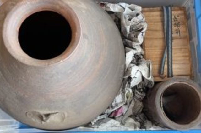 備前焼 壺 花入れ 古美術 骨董品 岡山県倉敷市中央:壺,花入,